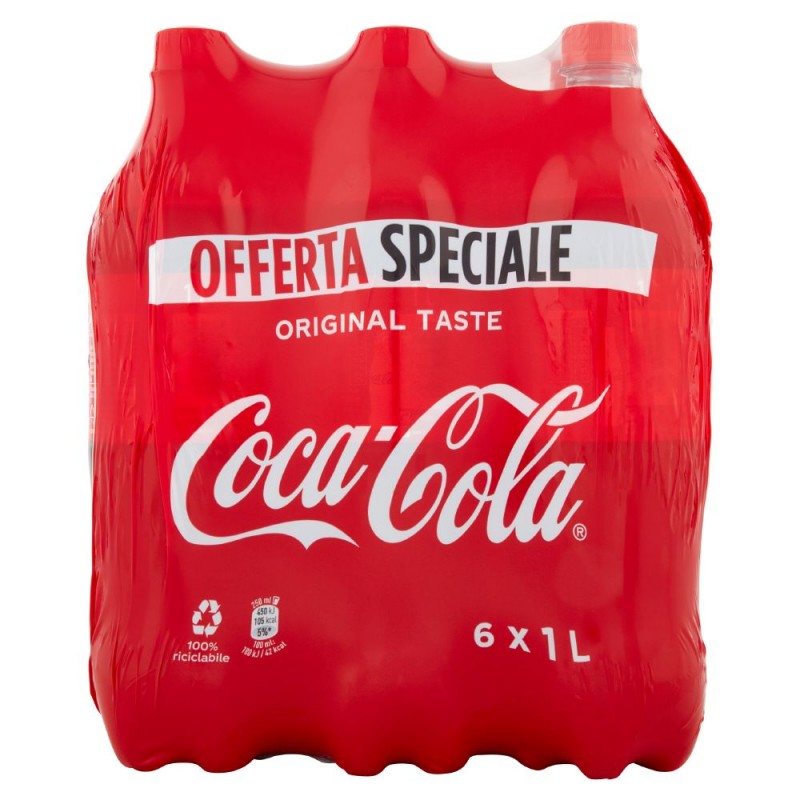 Coca-Cola Cassa da 6 bottiglie x 1,5Litri