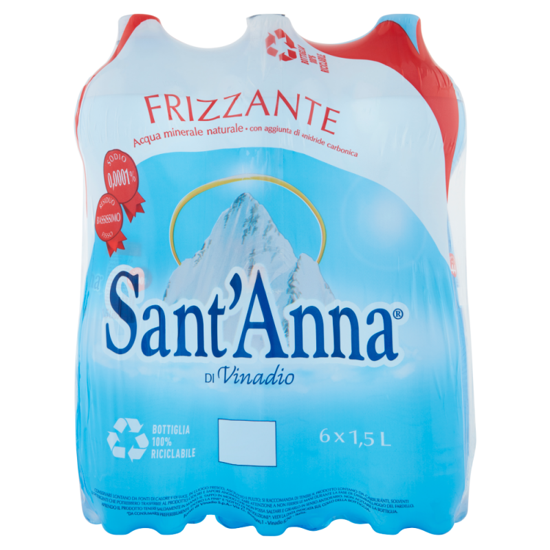 Carrefour Acqua Frizzante Minerale 6x0,5 L