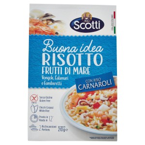 Risotto ai Frutti di Mare Scotti Senza Glutine - 210 g