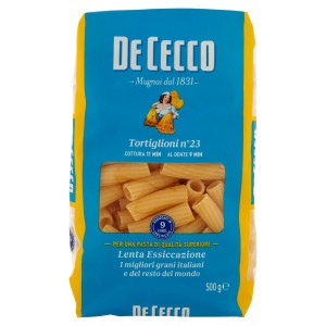 Pasta  Tortiglioni De Cecco  - confezione da 500 g