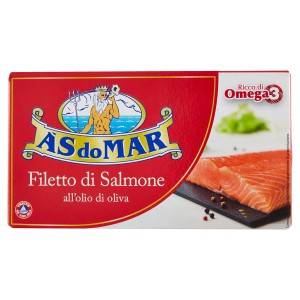 Salmone in Olio di Oliva  Asdomar - 150 g