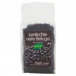 Lenticchie Nere Beluga Biologiche BIOBON Melandri - 500 g