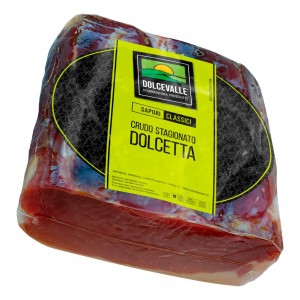 Prosciutto Crudo Stagionato senza Cotenna Dolcetta Salumificio Dolcevalle - 2,5 Kg