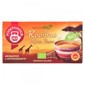 Infuso Rooibos Rosso Bio 18 filtri Pompadour - 31,5 g