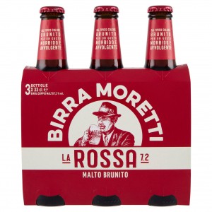 Birra La Rossa Moretti - 3 x 33 cl