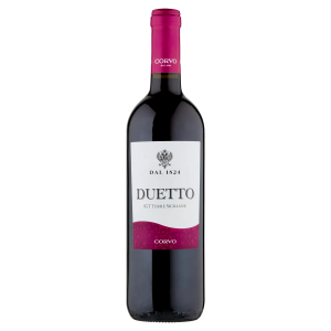 Vino Rosso Duetto Terre Siciliane IGT Corvo - 750 ml
