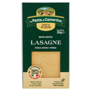 Pasta Lasagne all'uovo La Pasta di Camerino - confezione da 250 g