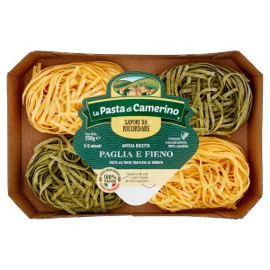 Pasta Paglia e Fieno all'Uovo La Pasta di Camerino - confezione da 250 g