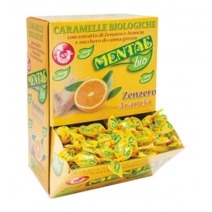 Caramelle Zenzero e Arancia Bio Mental - 750 g