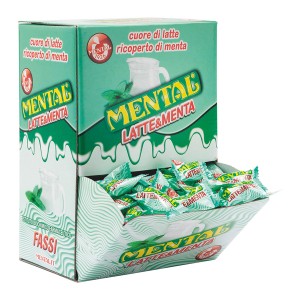 Caramelle Latte e Menta Mental - 650 g