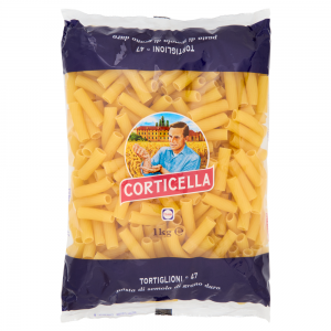Pasta Tortiglioni Corticella - confezione da 1000 g