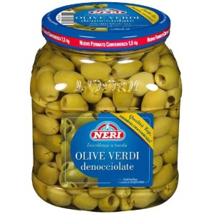 Olive Verdi Denocciolate Neri - 520 g