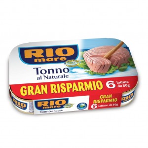 Tonno al Naturale Rio Mare - 6 X 80 g