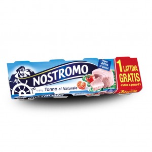 Tonno al Naturale 1 Lattina in Omaggio Nostromo - 4 X 80 g