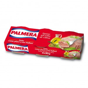 Tonno all' Olio d'oliva Palmera - 3 x 80 g