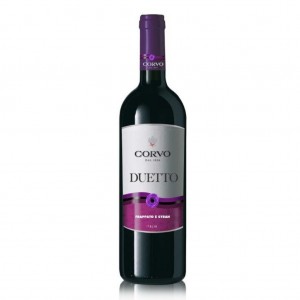 Vino Rosso Duetto Frappato e Syrah Corvo - 750 ml