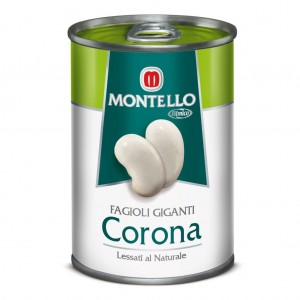 Fagioli Giganti Corona Lessati al Naturale Montello D'Amico - 400 g