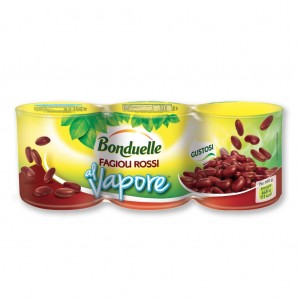 Fagioli Rossi al Vapore Bonduelle - 3 x 125 g 