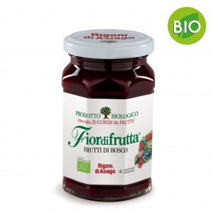 Confettura Fiordifrutta Bio Frutti di Bosco Rigoni di Asiago - 330 g