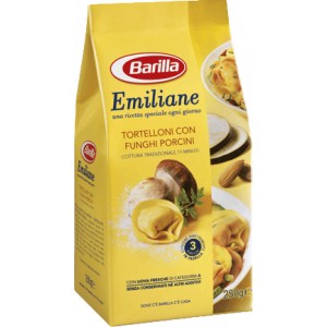 Pasta  Emiliane Tortelloni  con  Funghi  Porcini Barilla - confezione da 250 g