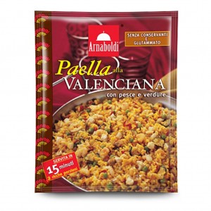 Paella alla Valenciana con Pesce e Verdure Arnaboldi - 185 g