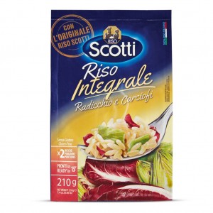 Riso Integrale Radicchio, Carciofi Scotti - 210 g
