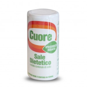Sale Dietetico a Ridotto Contenuto di Sodio  Iposodico Iodato Cuore - 180 g