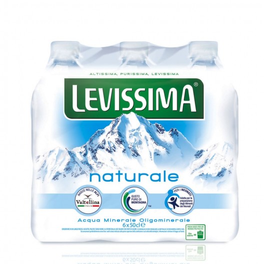 Levissima, Acqua Oligominerale - Frizzante - cl 50 x 20 bottiglie vetro  (vuoto a rendere) - Lanciotti Distribuzione