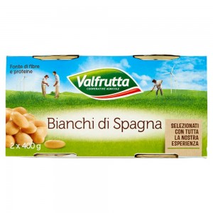 Fagioli Bianchi di Spagna Valfrutta - 2 X 400 g