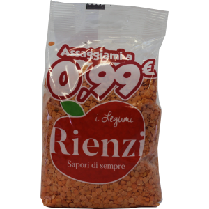 Lenticchie Decorticate Rosse Rienzi - 400 g