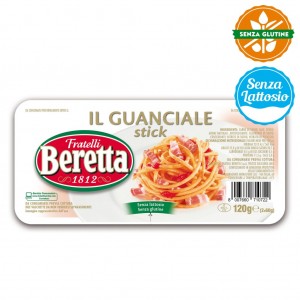 Guanciale a Stick Senza Glutine e Senza Lattosio Beretta - 120 g