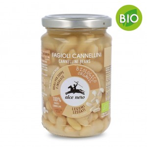 Fagioli Cannellini Lessati BIO Alce Nero - 300 g