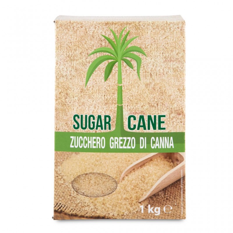 Zucchero di Canna Grezzo Sugar Cane - 1 Kg - Spesa Doc