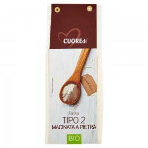 Farina di Grano Tenero Tipo 2 Biologica Cuore Dì - 500 g