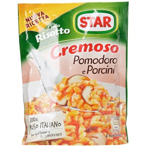 Risotto Cremoso Pomodoro e Porcini  Star - 175 g